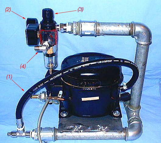 Mini compressore d'aria - Compressore per aerografo